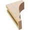 Ekena Millwork 3"W x 6"D x 9"H Classic Moab Rough Cedar Woodgrain TimberThane Corbel, Primed Tan CORUR03X06X09MOARCPR - alternate 3